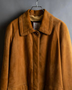 "LOEWE" Out pocket detail oversized suede jacket