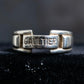 "JEAN PAUL GAULTIER" Logo engraved silver 925 ring