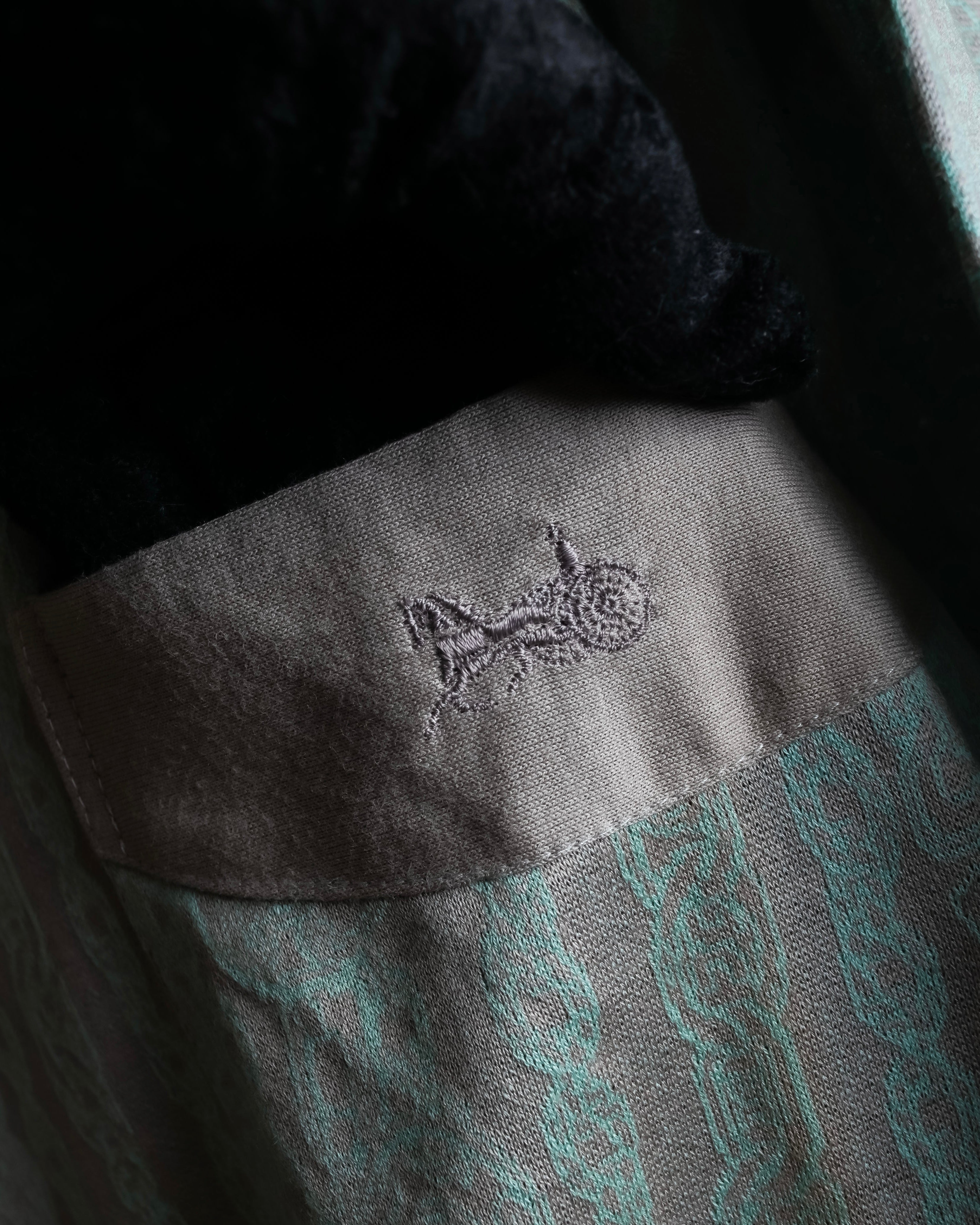 "CELINE" Chain motif pattern relaxed pajama set up