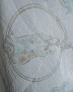 "HERMES" Margiela period abstract pattern shirt