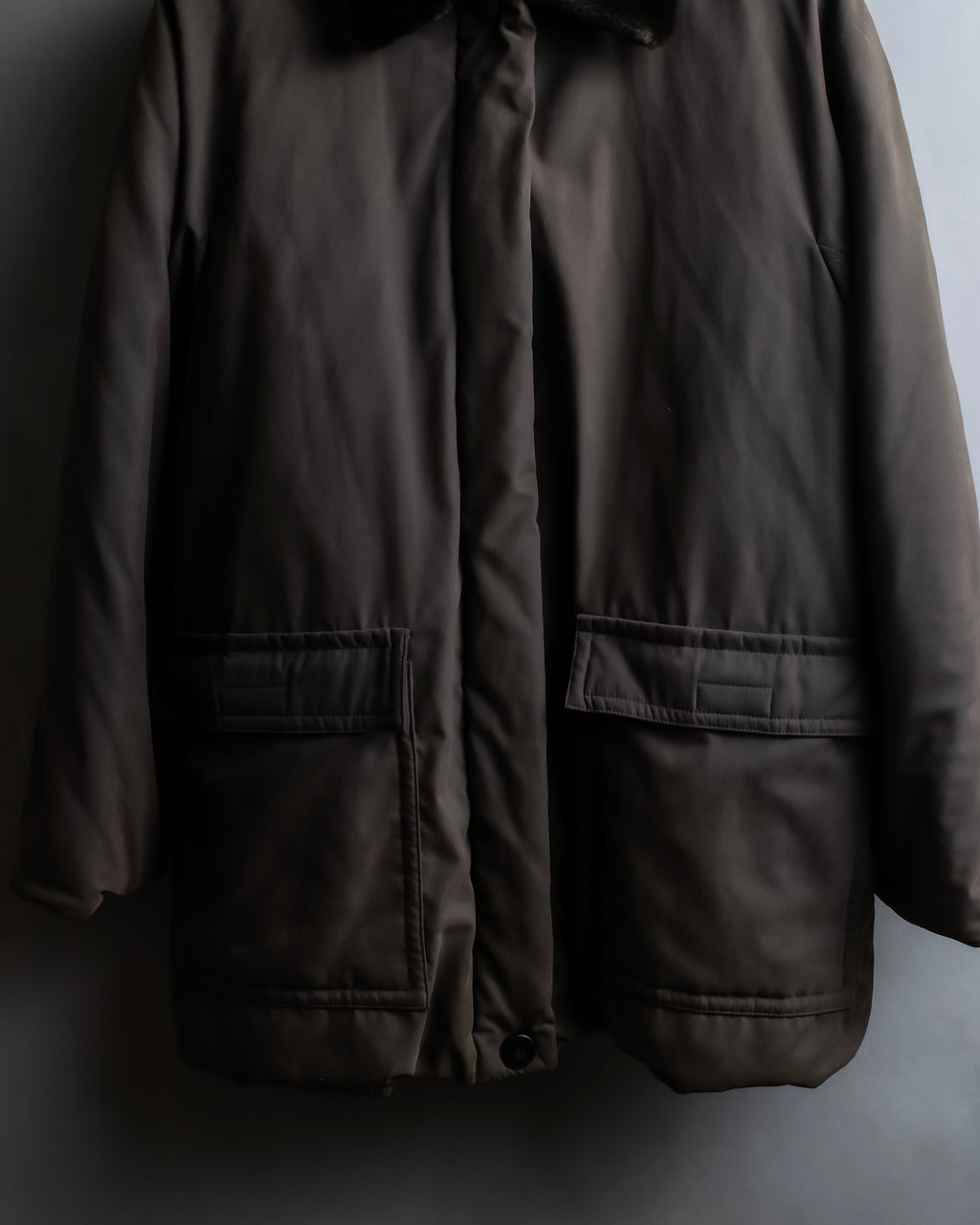 "Weekend Max Mara" Fur collar front zipper blouson