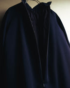 –SPECIAL– "Christian Dior" 80's-90's Sculptural high-neck long dress