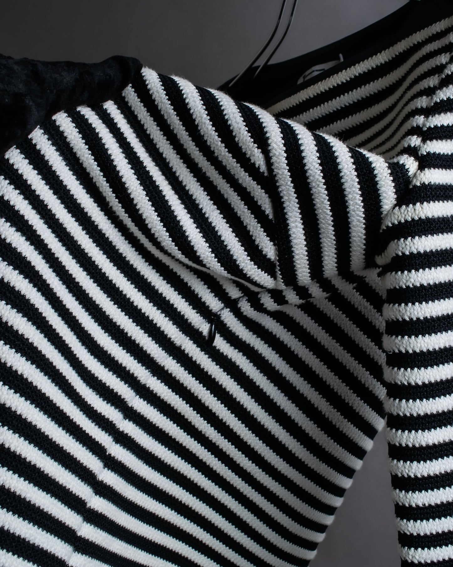 "T by Alexander Wang" Uniform striped ribbed knit pullover