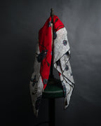 “Christian Dior” 80’s-90’s Jewelry motif monogram silk scarf