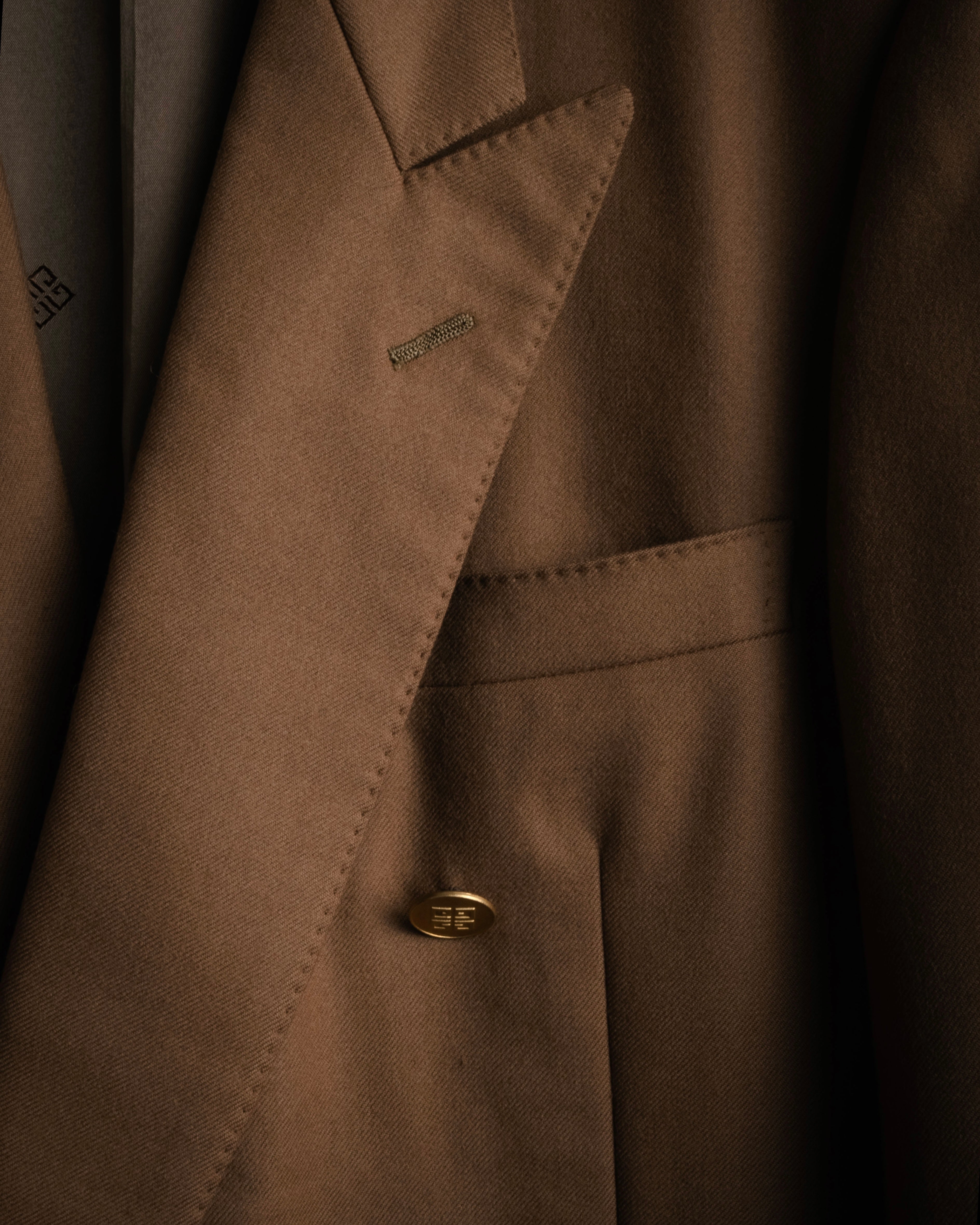 GIVENCHY” 1988-1994 Double breasted tailored set-up – MOOD