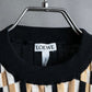 "LOEWE" Check pattern switching shaped ribbed knit