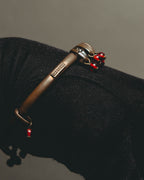 "Jean Paul Gaultier" 90's-00's Sculptural red bead bangle