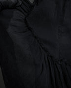 "MCQ Alexander McQueen" 06-10's Puffed sleeve gathered georgette long dress