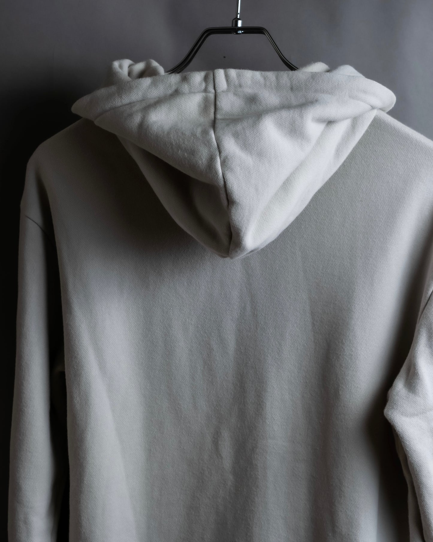 "MAISON MARGIELA" Drawstring design zip hoodie