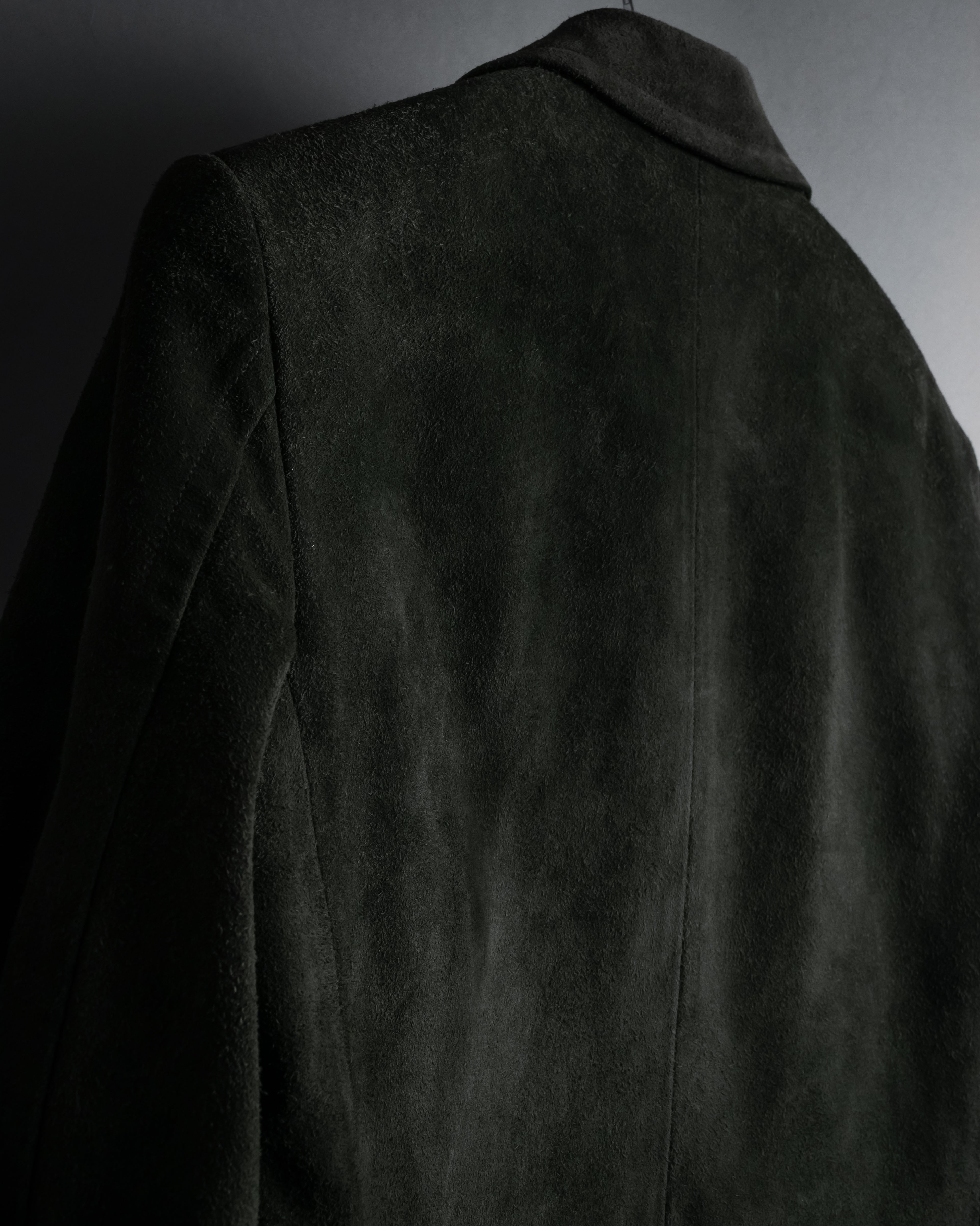 -SPECIAL- "GUCCI" 90’s Tom ford design suede tailored jacket