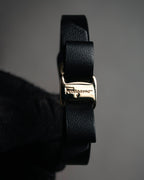 “Salvatore Ferragamo” 2010’s Vara ribbon leather bracelet