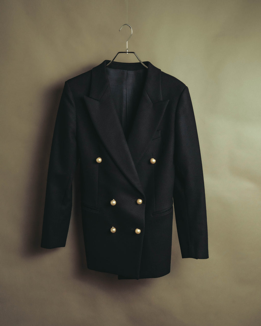 "CÉLINE" 10's Structured double-breasted blazer
