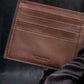 "BOTTEGA VENETA" Braided design leather bifold wallet