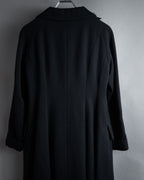 “KEITA MARUYAMA” Floral appliqué one-button chelsea coat