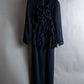 "COMME des GARCONS" Ruffle design Back zipper maxi length dress