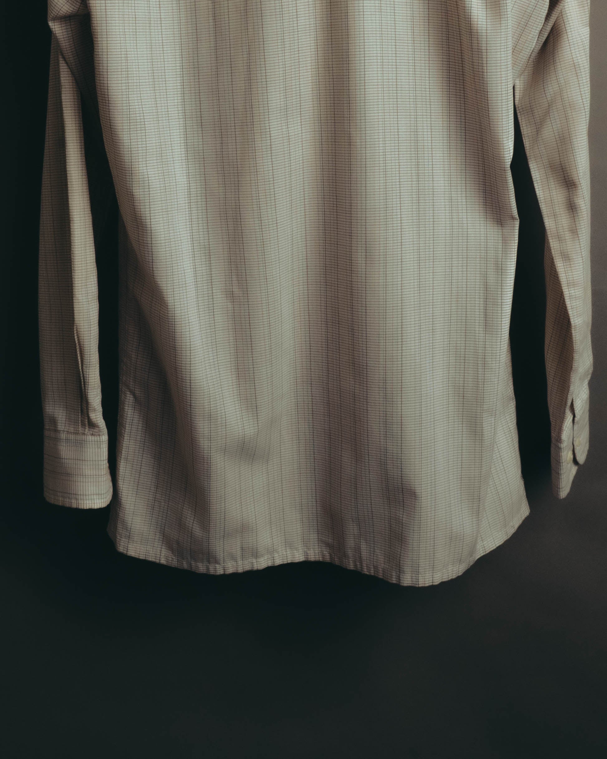 "Yves Saint Laurent" 70's Classic checked dress shirt