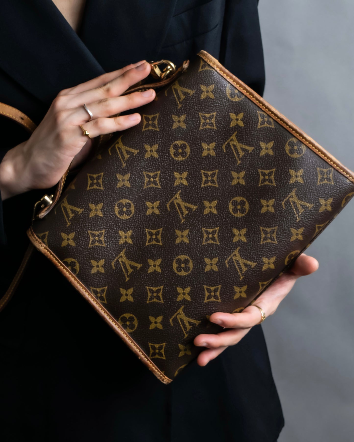 "LOUIS VUITTON" Monogram pattern belair 2way bag