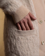 "Chloe" Angora mix standing up long cardigan