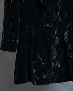 "ERREUNO" Relaxed tailored velour jacket