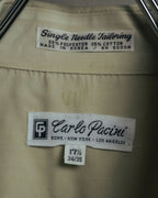 -MOOD Vintage Collections-
90’s Round collar fly front shirt
