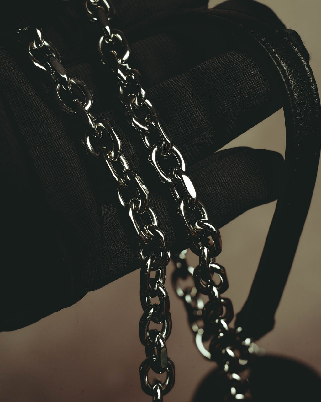 –SPECIAL– "Maison Margiela" 2020's Quilted leather chain shoulder bag