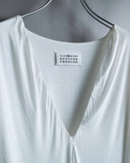"MAISON MARTIN MARGIELA" Oversized V-neck tunic