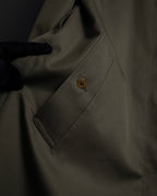 "BURBERRYS" Cape-attached design stand collar coat