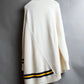 "ALEXANDER WANG" Asymmetrical tilden design knit switching sweater