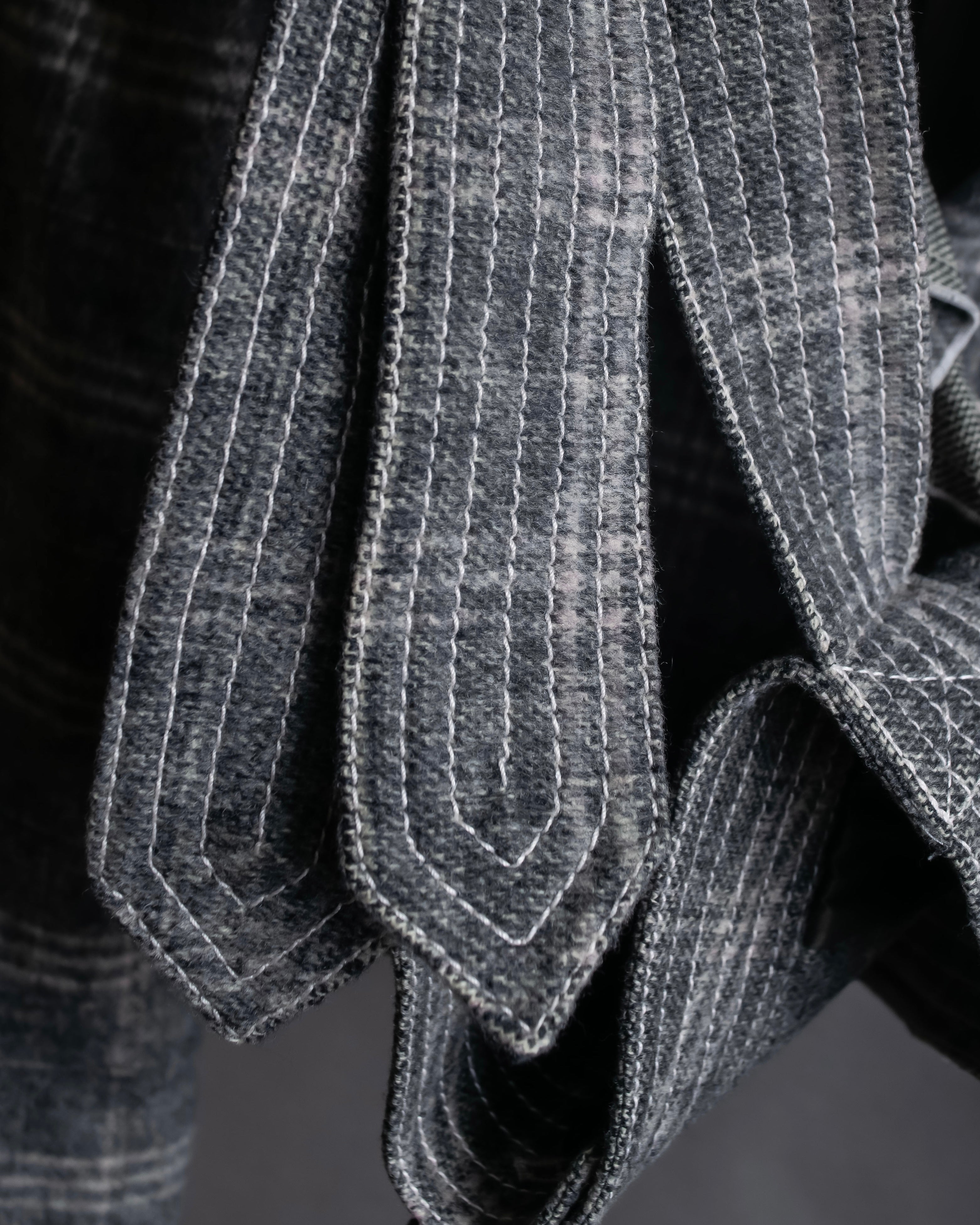 お取り置き分 "VALENTINO" Belted ruffle detail short jacket