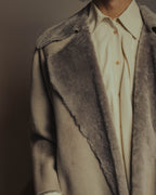 "LOEWE" 90's-00's Sculptural shearling coat