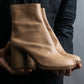 "MAISON MARGIELA" Calf leather beige color tabi boots