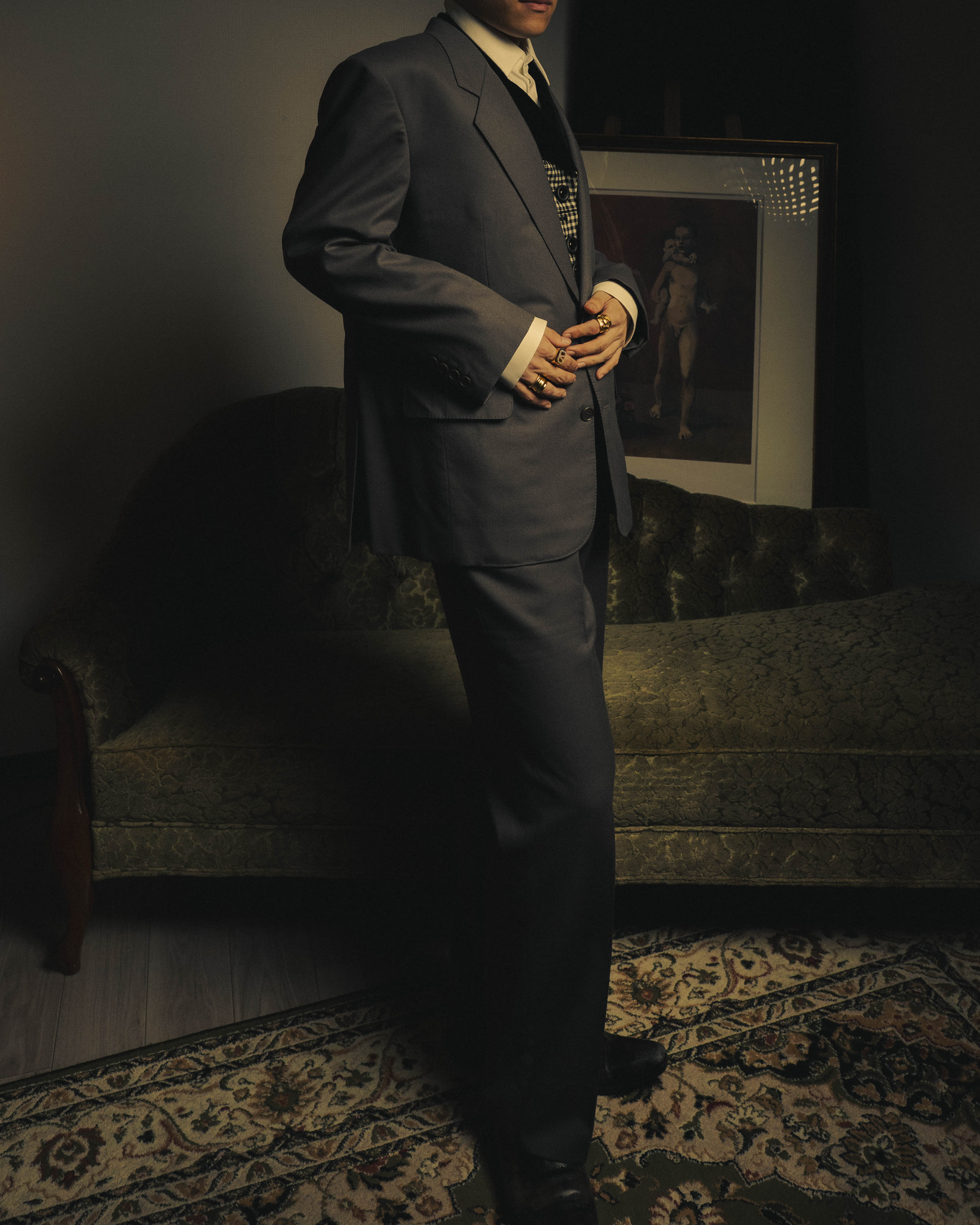 –SPECIAL– "Christian Dior" 80's-90's Classically tailored wool two-piece suit