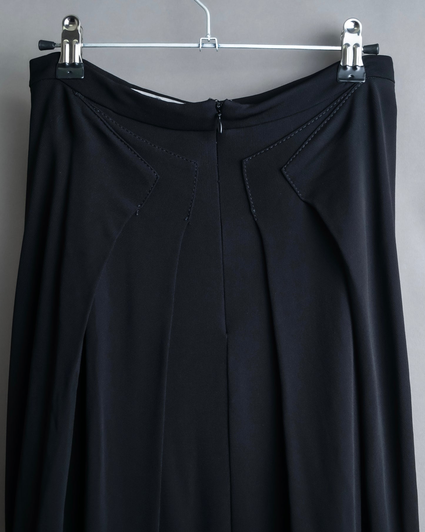 "Alexandar McQueen" Side fabric drape mid length skirt