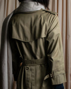 "BURBERRYS" Military detail long trench coat