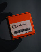 "HERMES" 90’s sculptural wooden charm ring