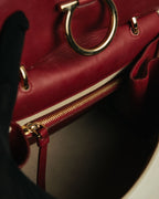 “Salvatore Ferragamo” 2013-2018 gancini bicolor top handle bag