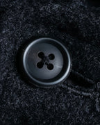 "BURBERRYS" Vintage stand collar concealed long coat