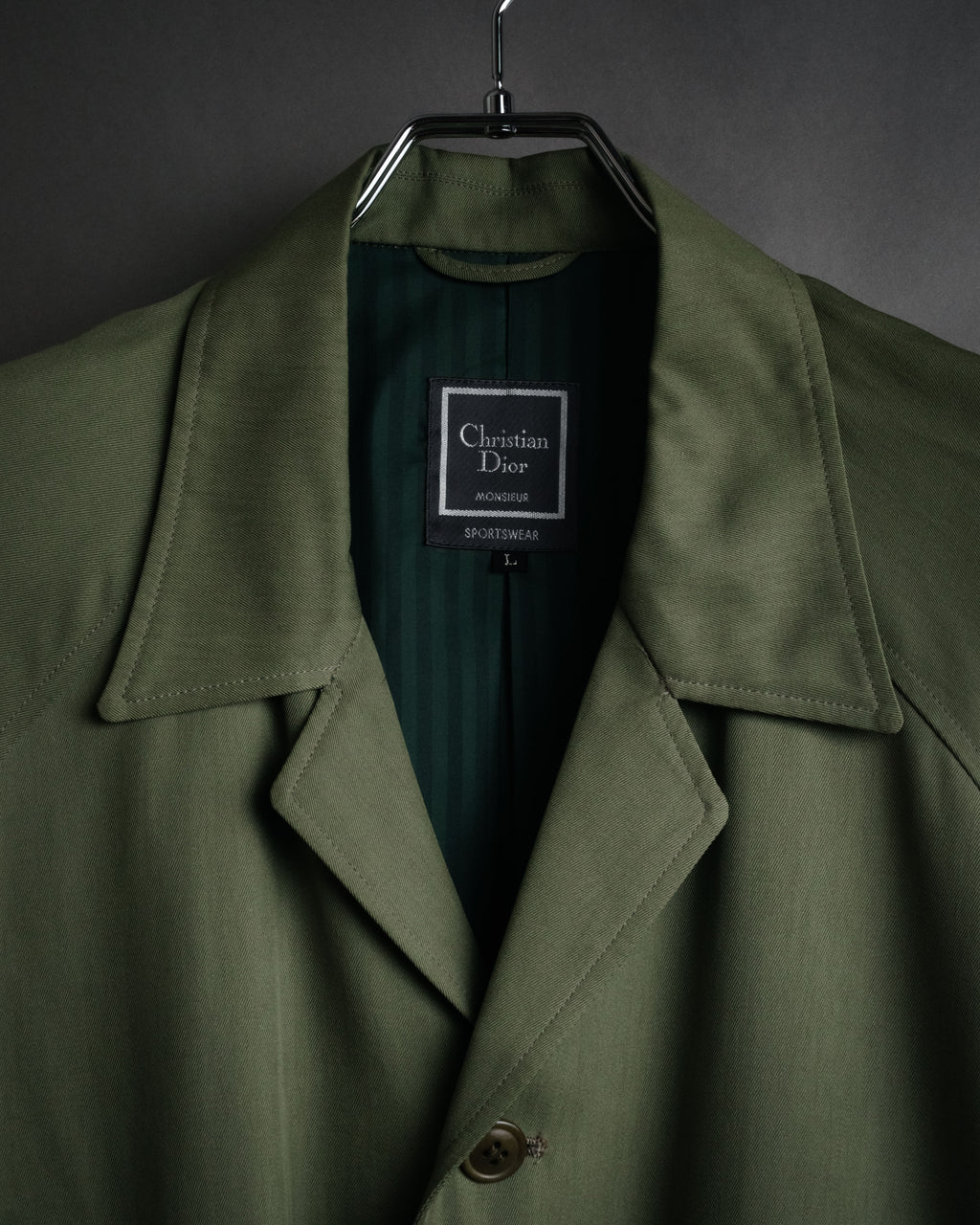 “Christian Dior” 90’s Silk drape sports jacket