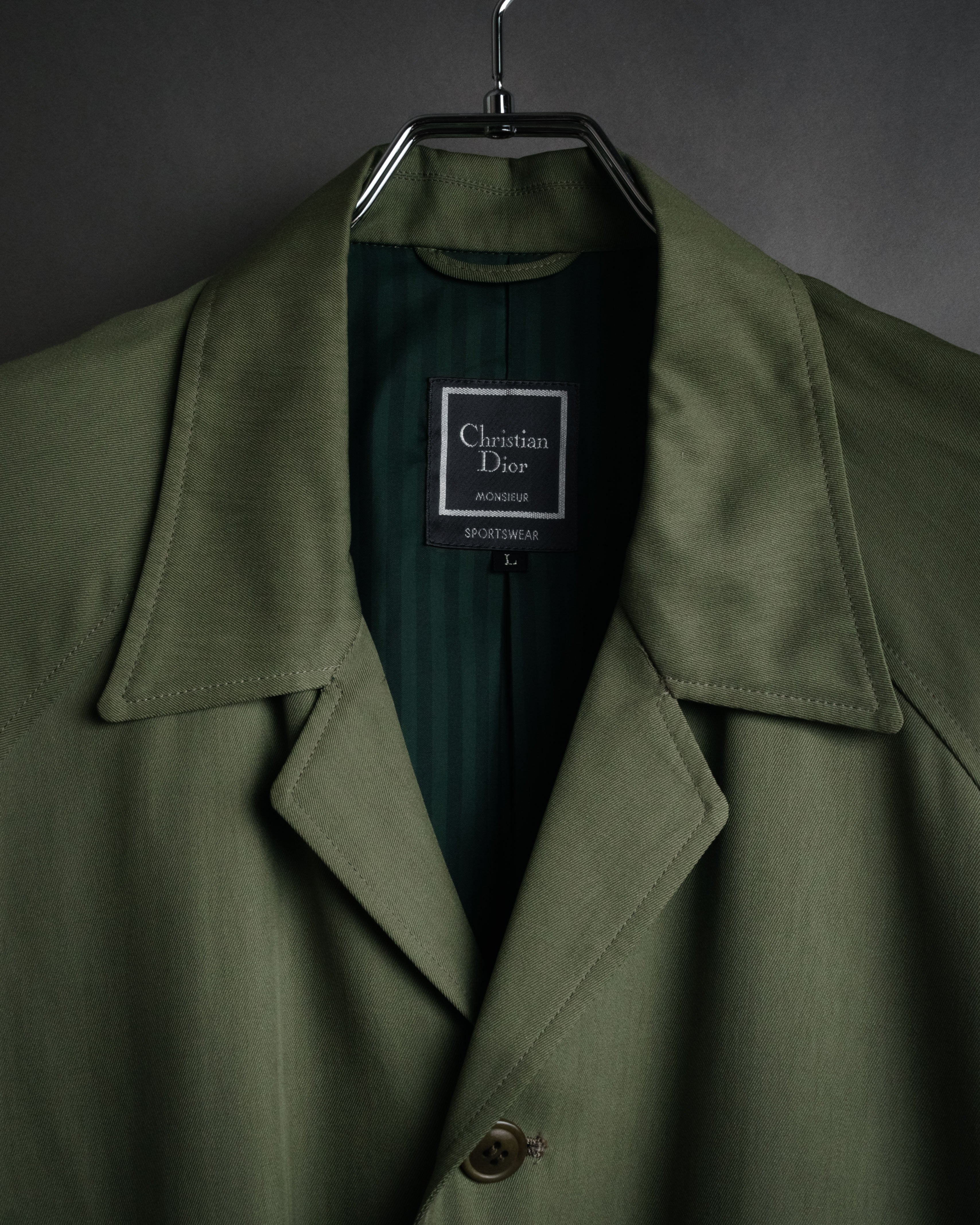 “Christian Dior” 90’s Silk drape sports jacket