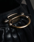 –SPECIAL– "Salvatore Ferragamo"
00’s Gancini ring-gathered nappa 2way bag