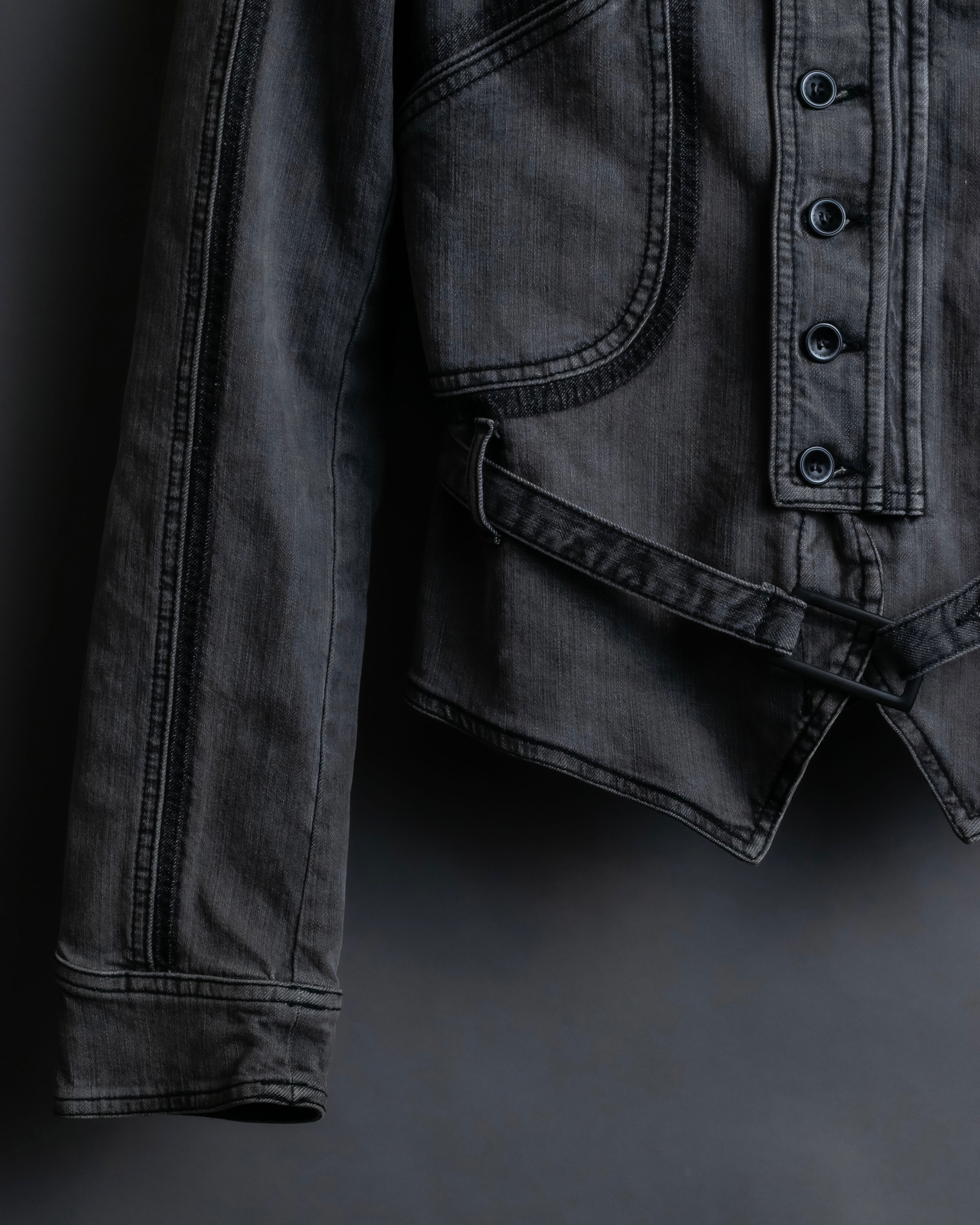 "STELLA McCARTNEY" Multi detail belted denim jacket