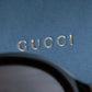 "GUCCI" Geometric frame Interlocking G sunglasses