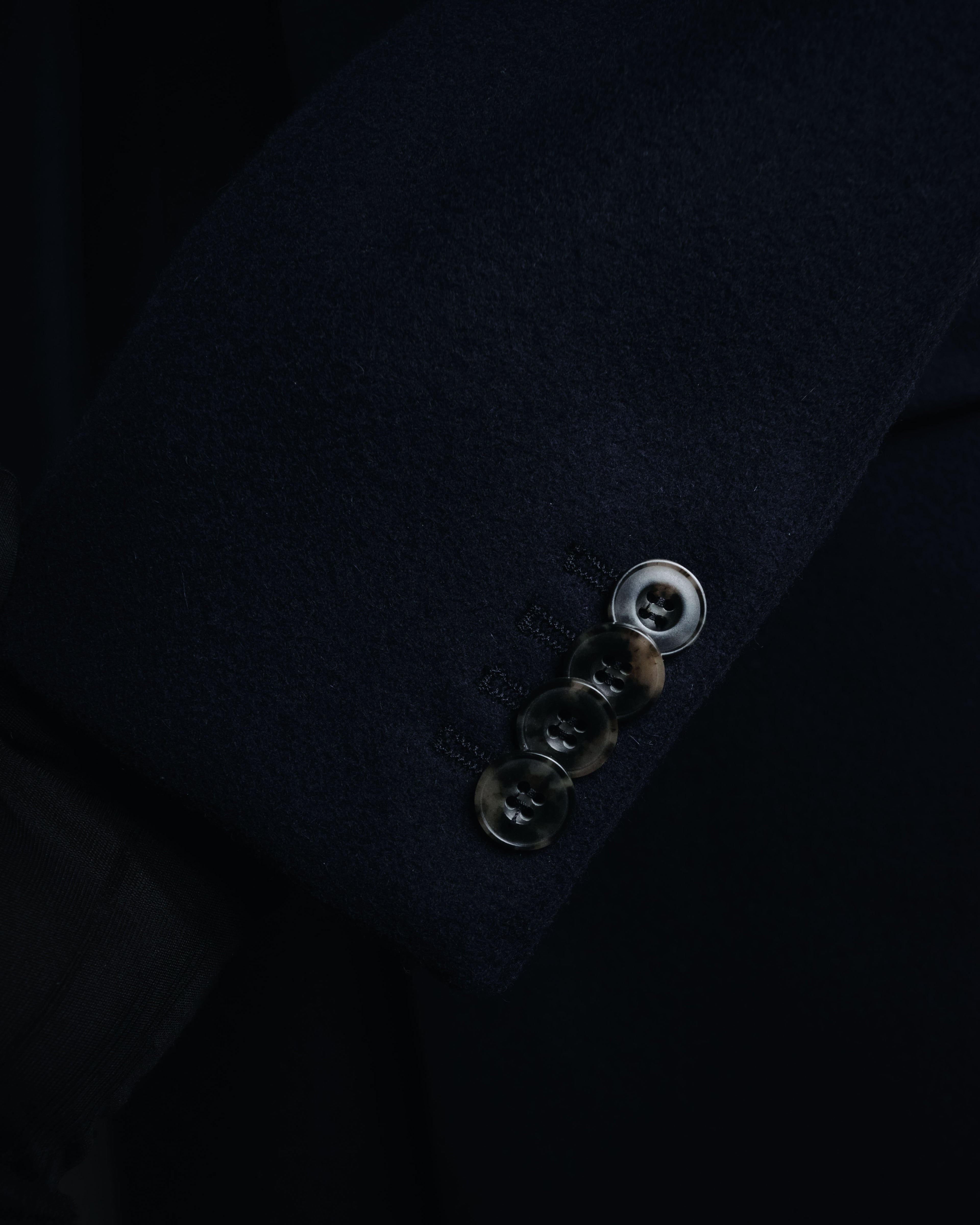 "Acne Studios" 2016-20’s rigid wool melton chester coat