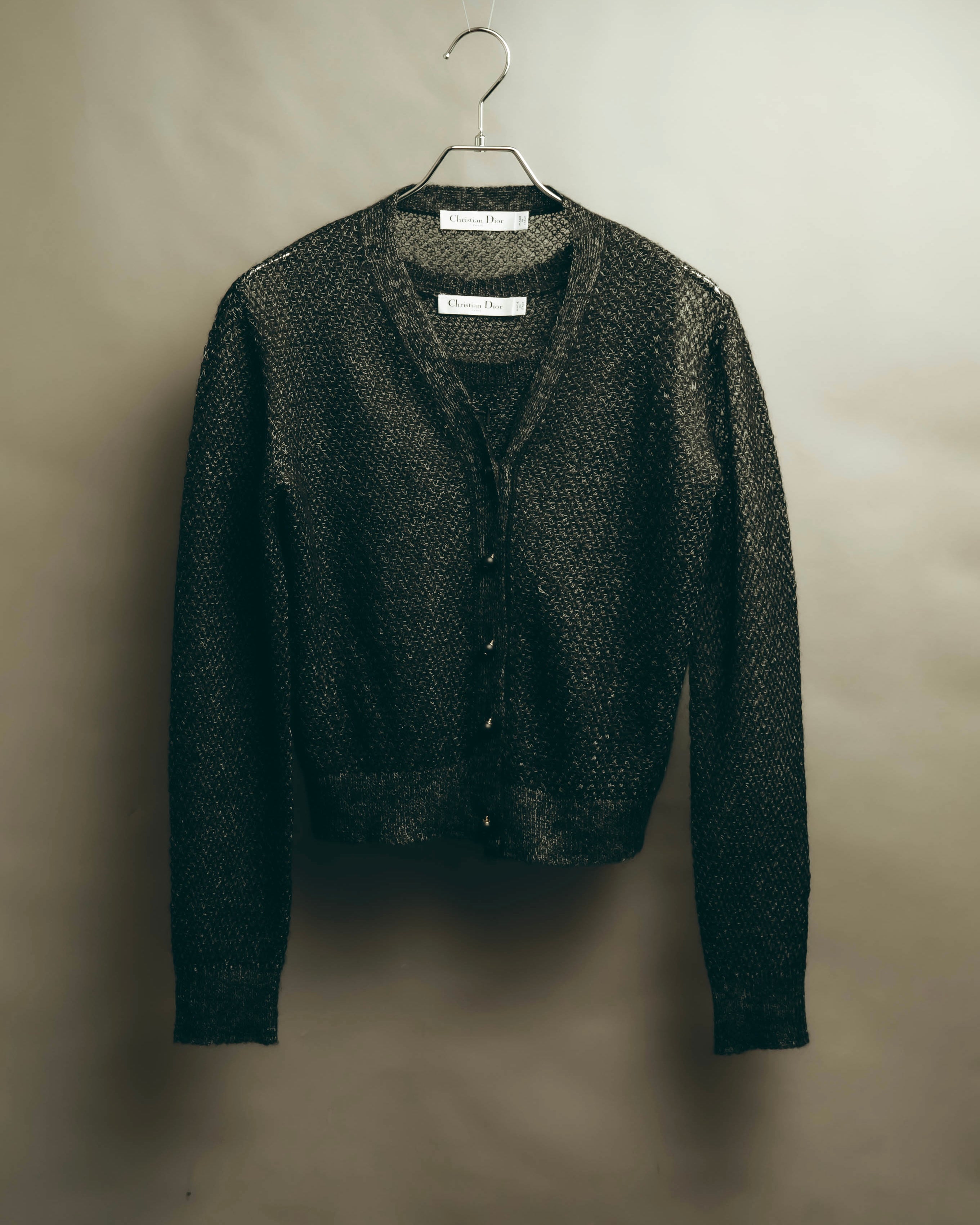 -SPECIAL- “Christian Dior” 2017-2023 Textured sheer knit ensemble