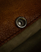 "MAISON MARGIELA" 12SS over flap design leather shoulder bag