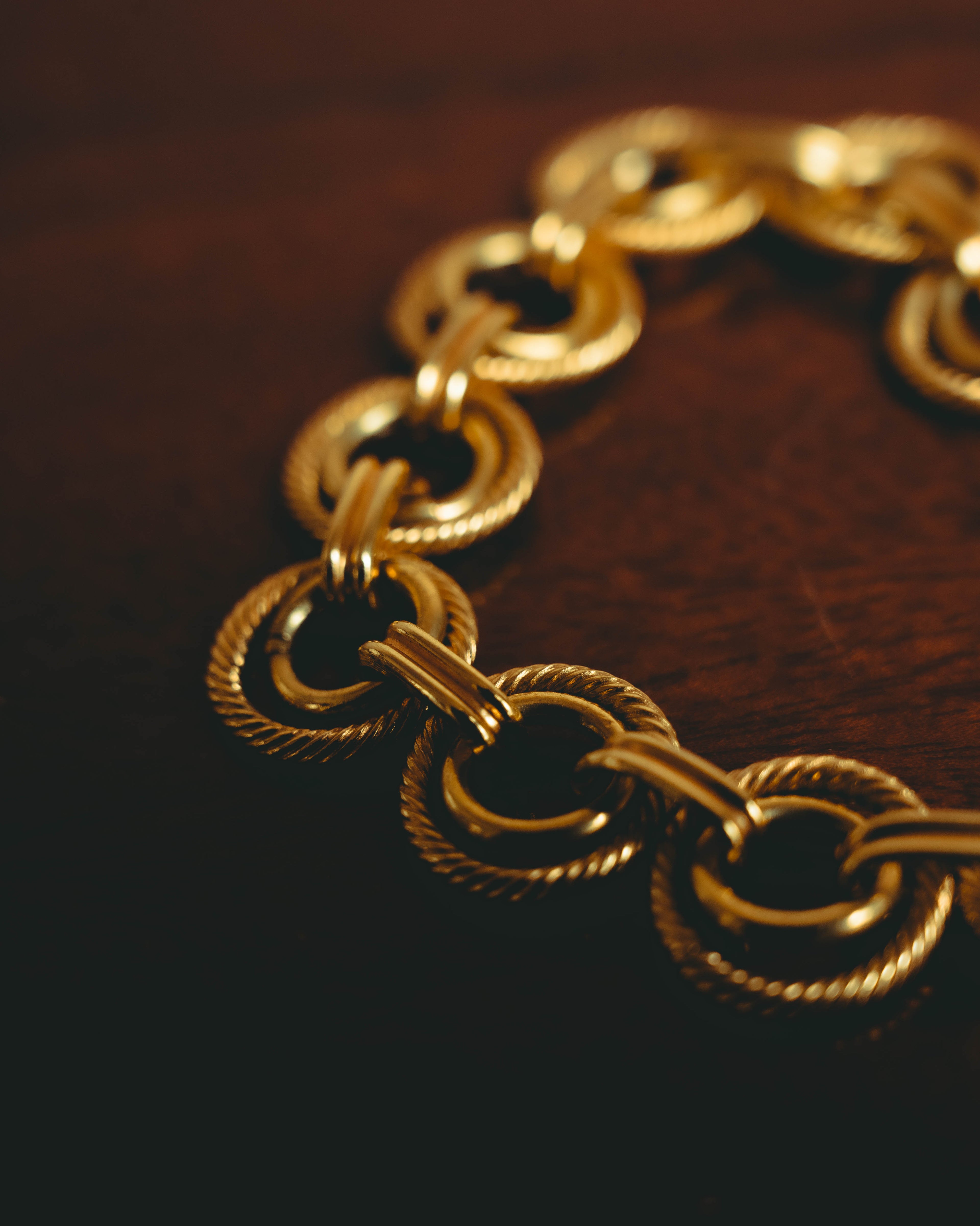 –SPECIAL– "CELINE" 90's Sculptural link bracelet