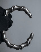 "Vintage Karen tribe silver bangle"