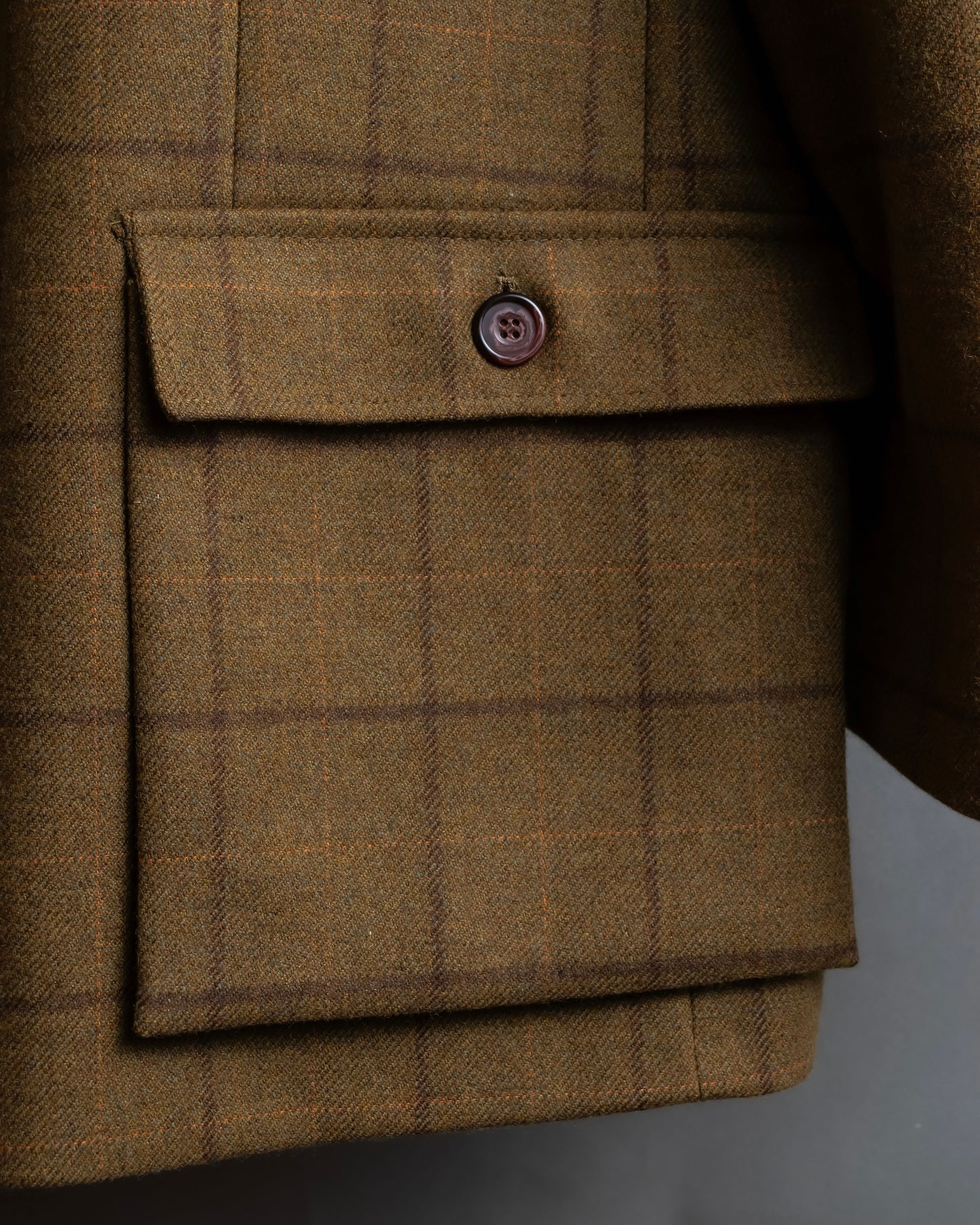 "THE HOUSE OF BRUAR" Check pattern out pocket design 2way tailored jacket