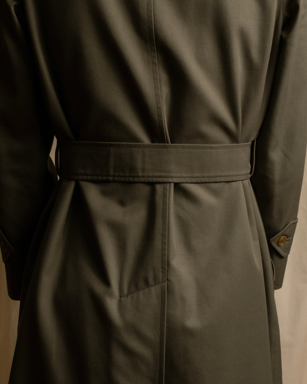 "BURBERRYS" Cape-attached design stand collar coat