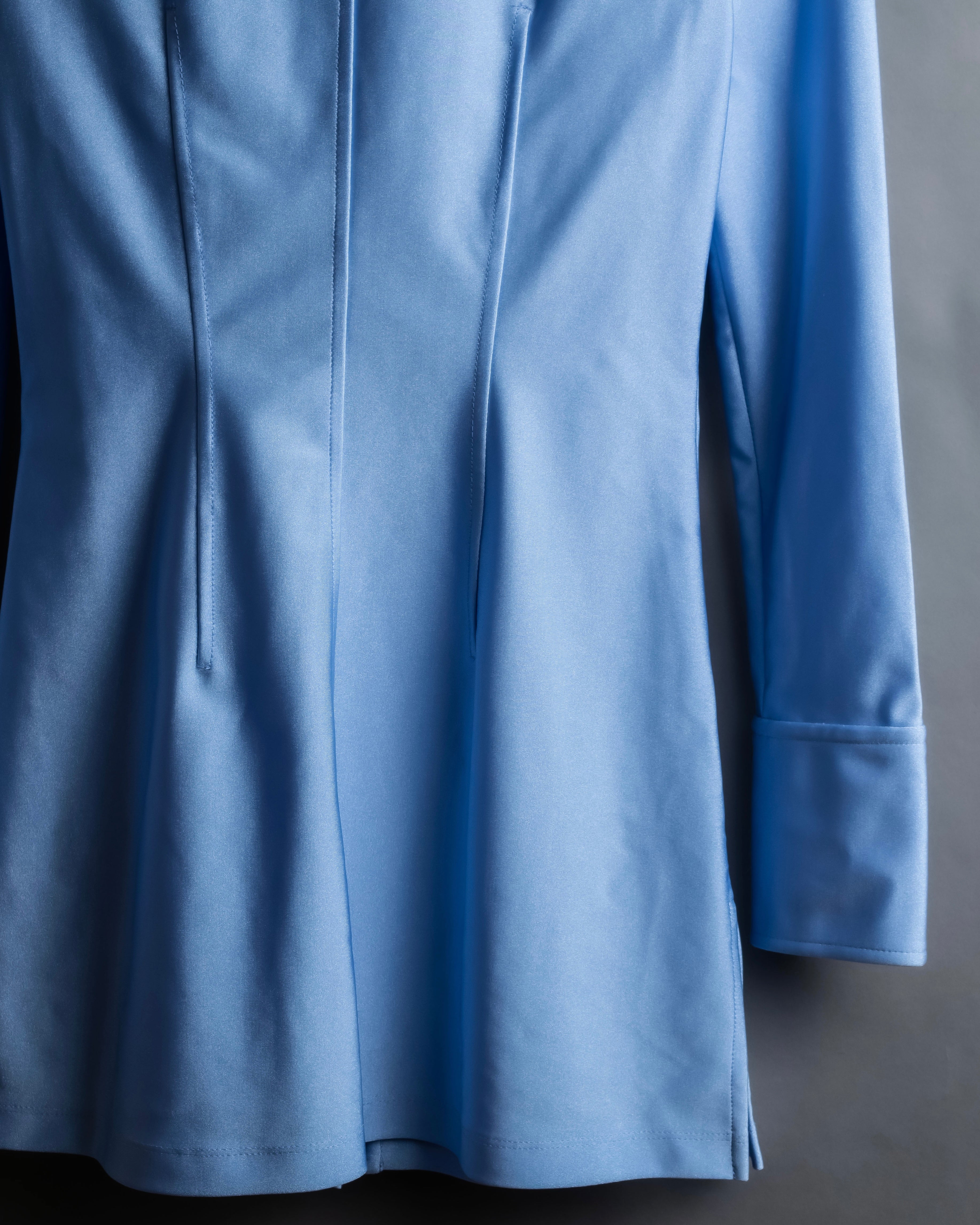 "ALEXANDER WANG" Three-dimensional cut design light blue shirt
